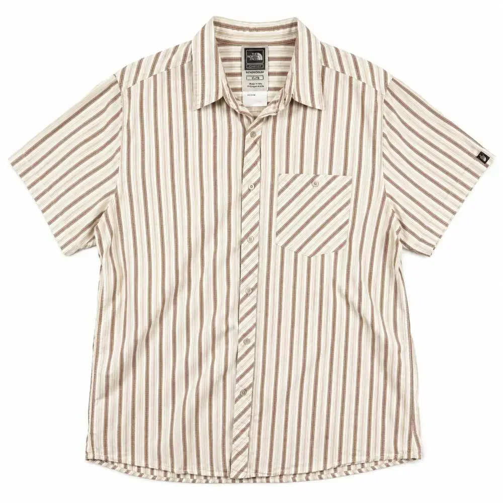 The North Face A5 Series Men's Short Sleeve Striped Button-Up Shirt